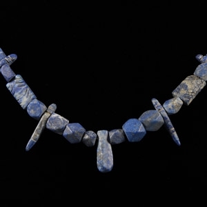 Bactrian Style Lapis Lazuli Bead Necklace