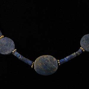 Bactrian Style Lapis Lazuli Bead Necklace