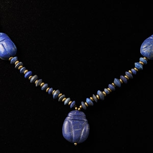 Bactrian Style Lapis Lazuli Bead Necklace