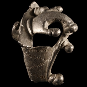 Roman Silver Bow Brooch