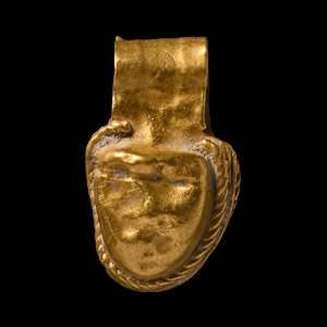 Large Medieval Gold Reliquary Holder