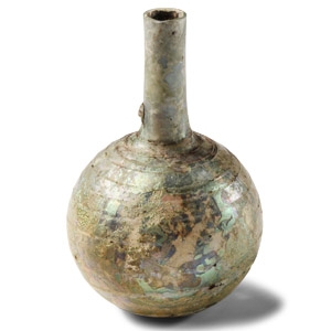 Roman Iridescent Glass Vessel