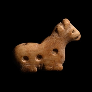 Jemdat Nasr Type Alabaster Animal Amulet