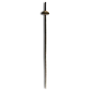 Western Asiatic Bronze Spindle Whorl on Distaff