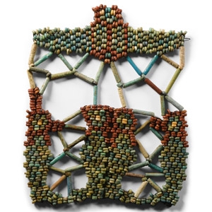 Egyptian Faience Beaded Four Sons of Horus