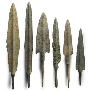 Luristan Bronze Arrowhead Group