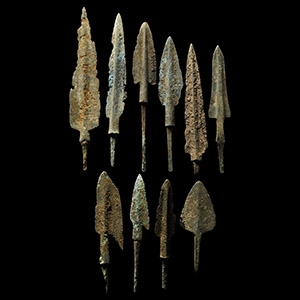 Luristan Bronze Arrowhead Group