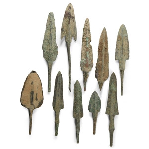 Luristan Bronze Arrowhead Group