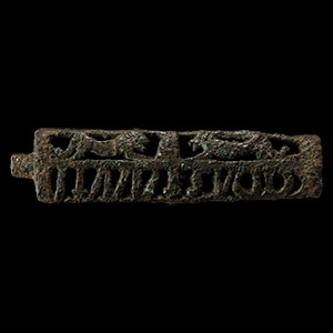 Roman Decorated and Inscribed Animal Hilt