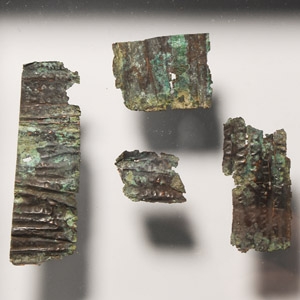 Aramaic Fragmentary Bronze Scroll Text