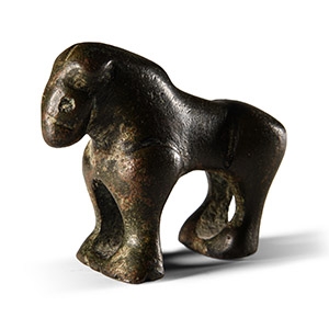 Seljuk Bronze Statuette of a Horse