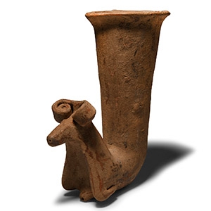 Anatolian Style Terracotta Rhyton