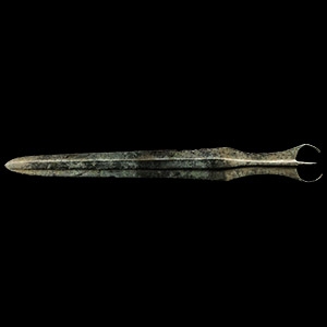 North-Western Persian Bronze Sword Blade with Horns