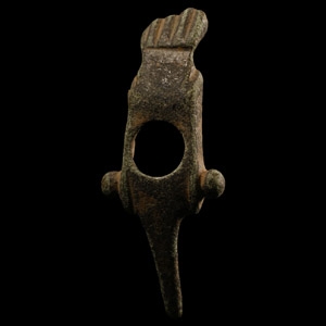 Roman Bronze Double Phallic Amulet