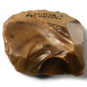 Stone Age Twydall Knapped Flint Scraper Tool