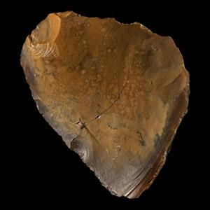 Large Stone Age Twydall Knapped Flint Scraper Tool