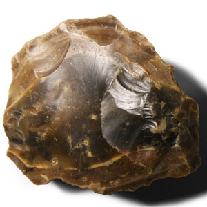 Stone Age Twydall Knapped Flint Proto-Handaxe