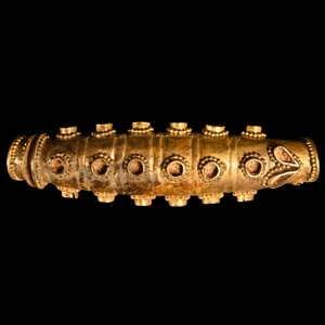 Western Asiatic Gold Necklace Element