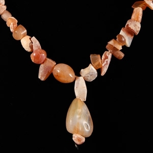 Western Asiatic Carnelian Bead Necklace String