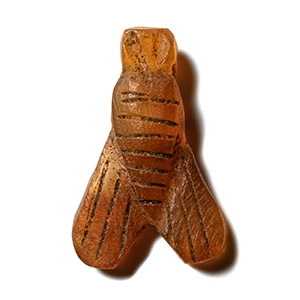 Egyptian Hardstone Fly Amulet