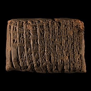 Old Babylonian Cuneiform Letter Tablet