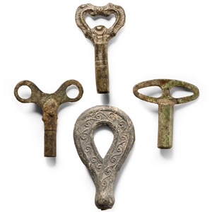 Post Medieval Bronze Key Group
