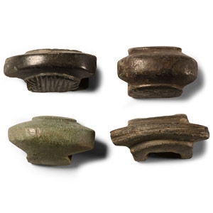 Medieval Bronze Equine Bridle Strap Slide Group