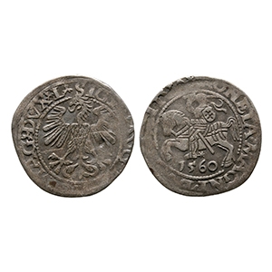 World Coins - Poland - Sigismund II - 1560 - AR Polgrosz Litewski