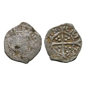 Tudor to Stuart Coins - Edward VI (Henry VIII) - Canterbury - Posthumous AR Halfpenny