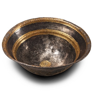 Hellenistic Silver Gilt Bowl