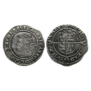 Tudor to Stuart Coins - Elizabeth I - 1567 - AR Sixpence