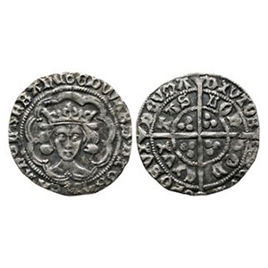 English Medieval Coins - Edward IV - Second Reign - AR Groat