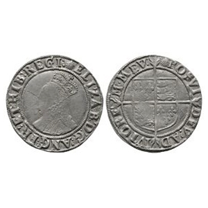 Tudor to Stuart Coins - Elizabeth I - Tower Mint - AR Shilling