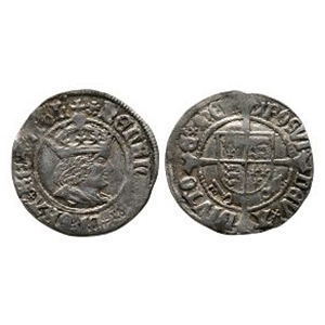 Tudor to Stuart Coins - Henry VII - York/Archbishop Bainbridge - AR Halfgroat
