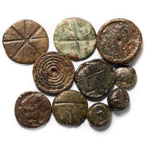 Byzantine Bronze Trade Weight Collection