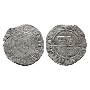 Tudor to Stuart Coins - Henry VIII - Posthumous issue under Edward VI - AR Halfgroat