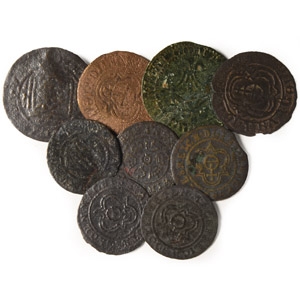 Tokens - Medieval and Later Copper-Alloy Jetton Group [9]