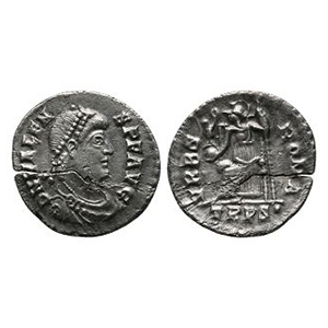 Ancient Roman Imperial Coins - Valens - Roma AR Siliqua