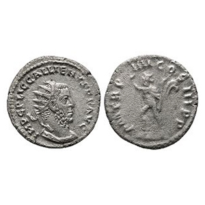 Ancient Roman Imperial Coins - Gallienus - Sol AR Antoninianus