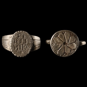 Post Medieval Silver Ring Group