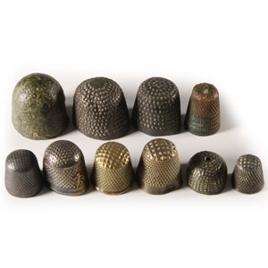 Medieval and Later Bronze Thimble Group