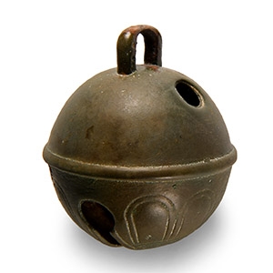 Large Post Medieval Bronze R W Crotal Bell