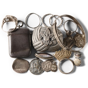 Post Medieval Silver Jewellery and Other Item Group