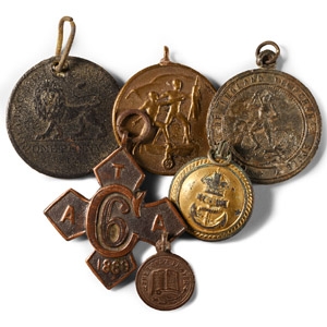 Post Medieval Bronze Pendant Group