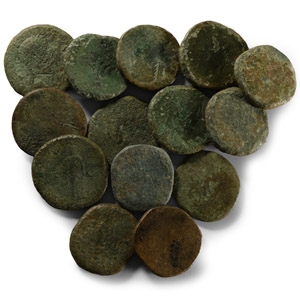 Ancient Roman Imperial Coins - Mixed Bronze Sestertius Group [14]