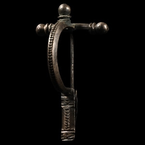 Roman Silver Crossbow Brooch
