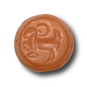 Sassanian Stamp Seal with Ibex