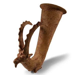 Western Asiatic Ceramic Ibex Rhyton