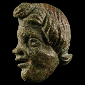 Roman Bronze Face Mount