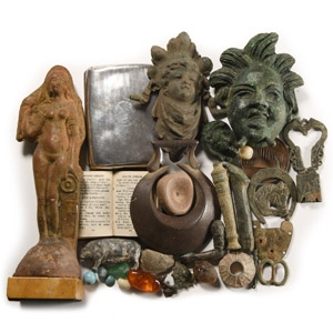 Post Medieval Bronze and Other Artefact Group